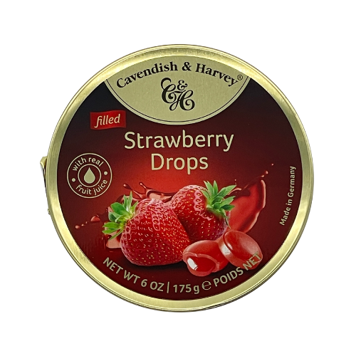 Cavendish & Harvey Strawberry Drops, Filled