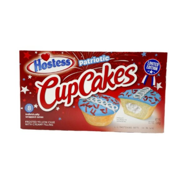 Hostess Cup Cakes Patriotic