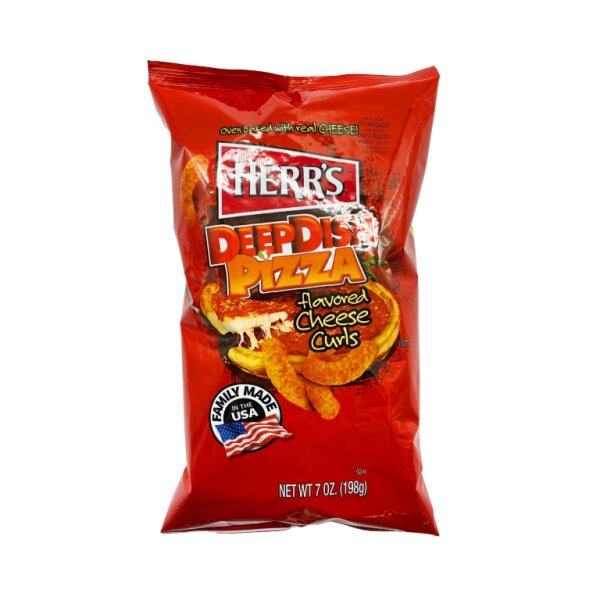 Herr´s Deep Dish Pizza Flavored Baked Cheese Curls