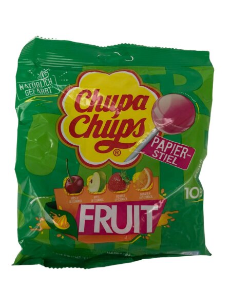 Chupa Chups Fruit, 10 Lollipops